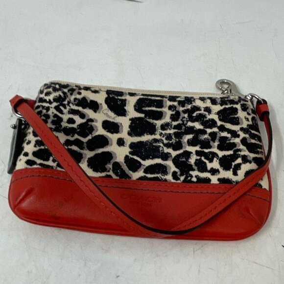 Coach Legacy Ocelot Print Wristlet - Picture 4 of 8